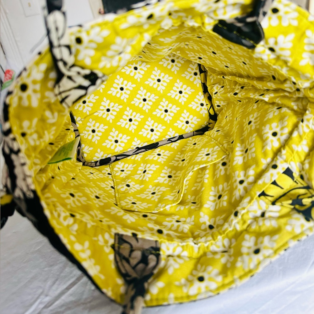Vera Bradley Quilted Drawstring Bucket Bag - Picture 4 of 7